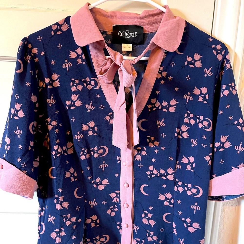 Collectif Moonflower Blouse
